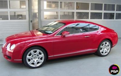 Bentley Continental GT Wrapping Dragon Red