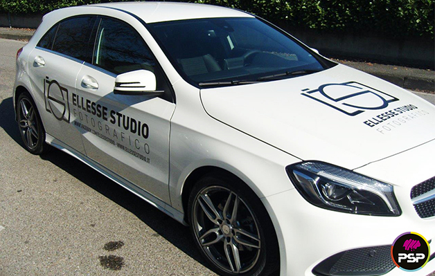 Decorazione Mercedes classe A per Ellesse Studio
