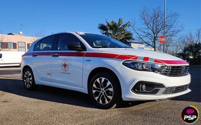 Realizzazione livrea Croce Rossa Italiana per Fiat Tipo