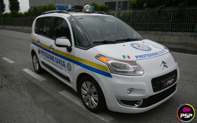 Trasformazione vettura da Polizia Locale a Protezione Civile